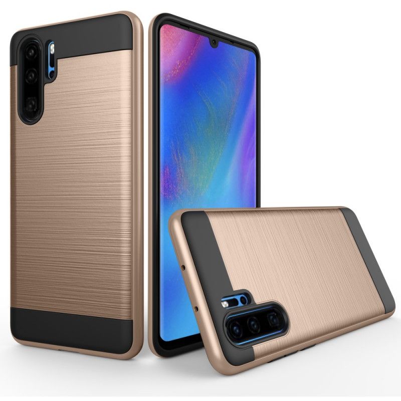 Cover Huawei P30 Pro Sort Børstet Beskyttelse