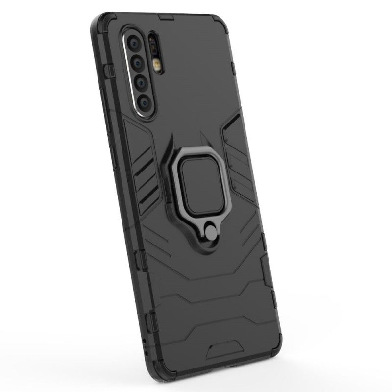 Cover Huawei P30 Pro Sort Resistent Ring