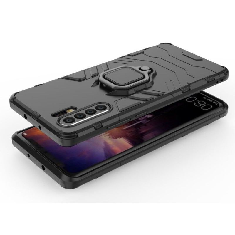 Cover Huawei P30 Pro Sort Resistent Ring