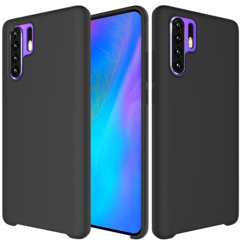 Cover Huawei P30 Pro Sort Silikone Væske Original