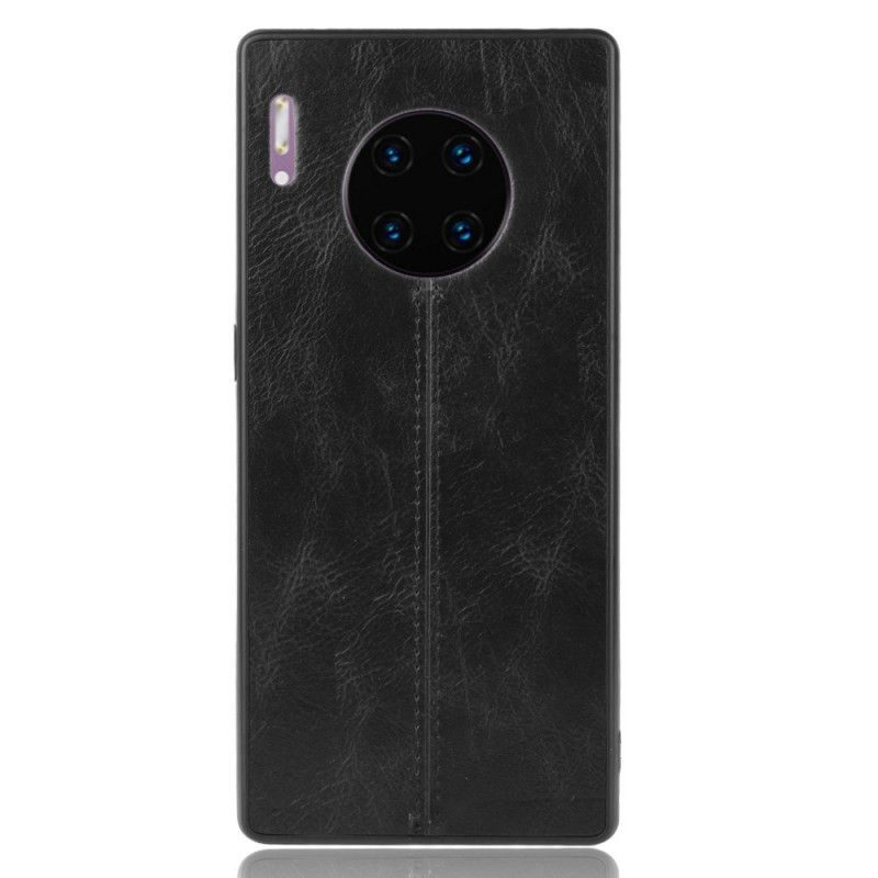 Cover Huawei P30 Pro Sort Syet Lædereffekt