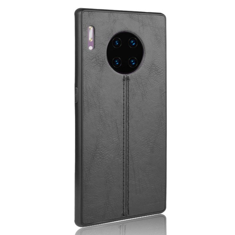 Cover Huawei P30 Pro Sort Syet Lædereffekt