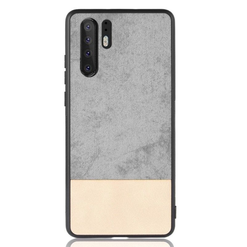 Cover Huawei P30 Pro Sort Tofarvet Imiteret Læder