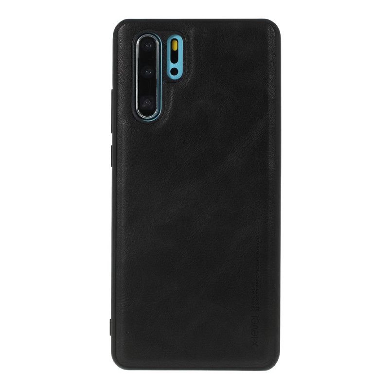 Cover Huawei P30 Pro Sort Vintage Stil X-Niveau Beskyttelse