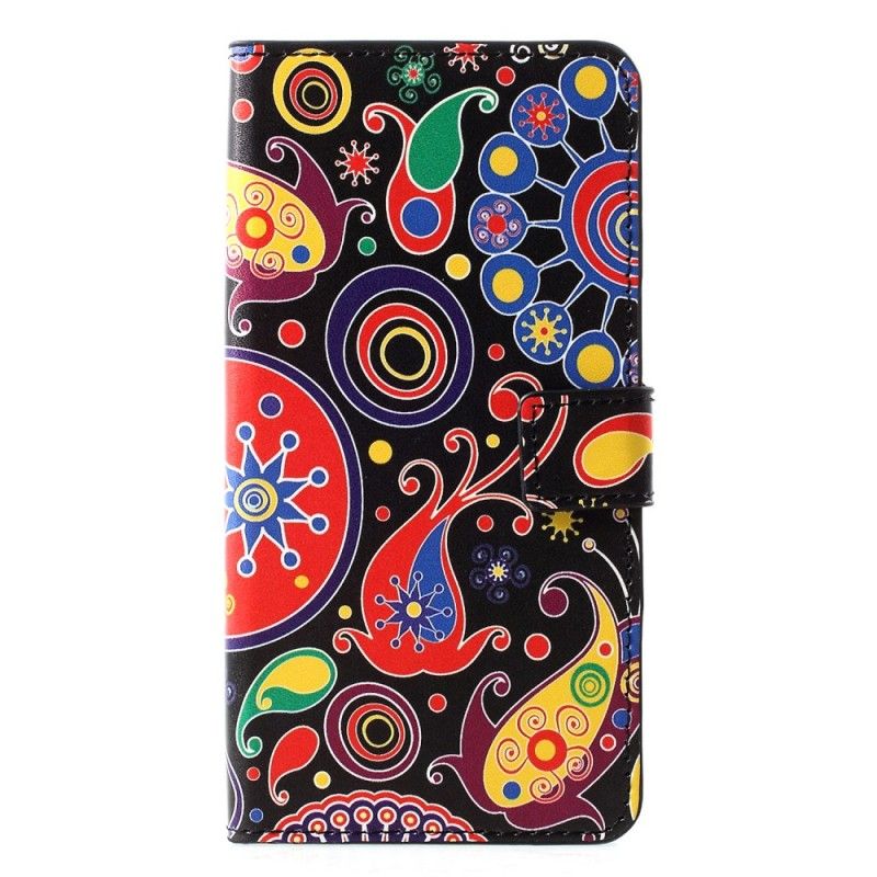 Flip Cover Læder Huawei P30 Pro Galakse Design