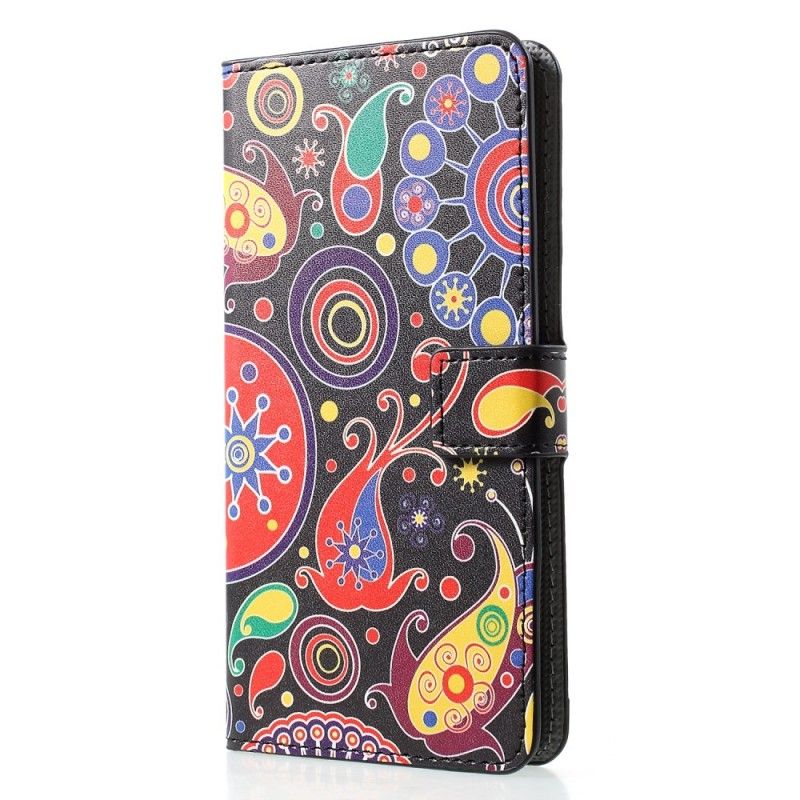 Flip Cover Læder Huawei P30 Pro Galakse Design