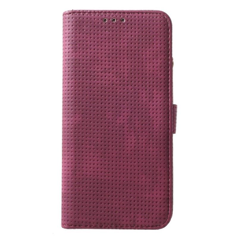 Flip Cover Læder Huawei P30 Pro Vintage Mesh Læder Effekt Beskyttelse