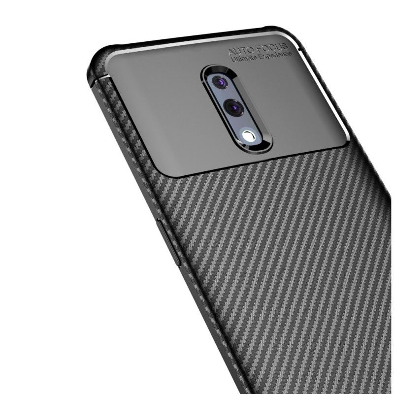 Cover Oppo Reno Sort Fleksibel Kulfiber