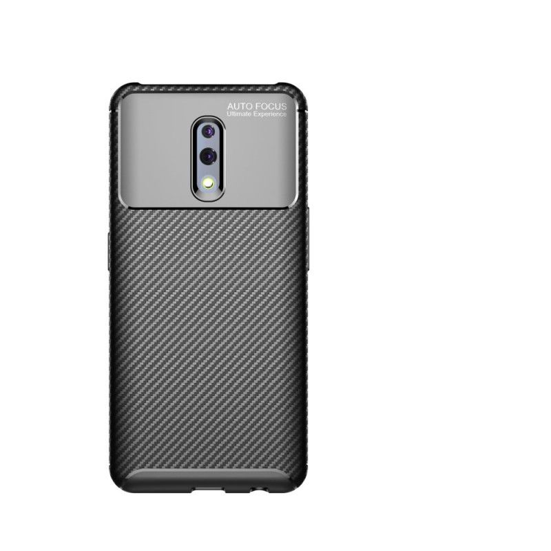 Cover Oppo Reno Sort Fleksibel Kulfiber