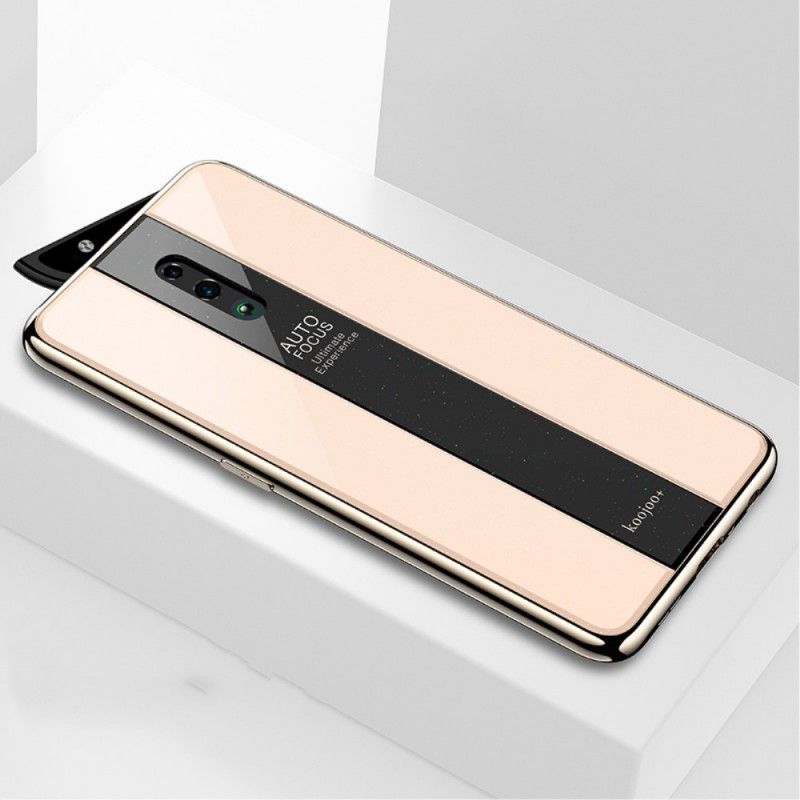 Cover Oppo Reno Sort Galvaniseret Hybrid