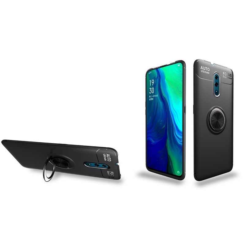 Cover Oppo Reno Sort Roterende Ring