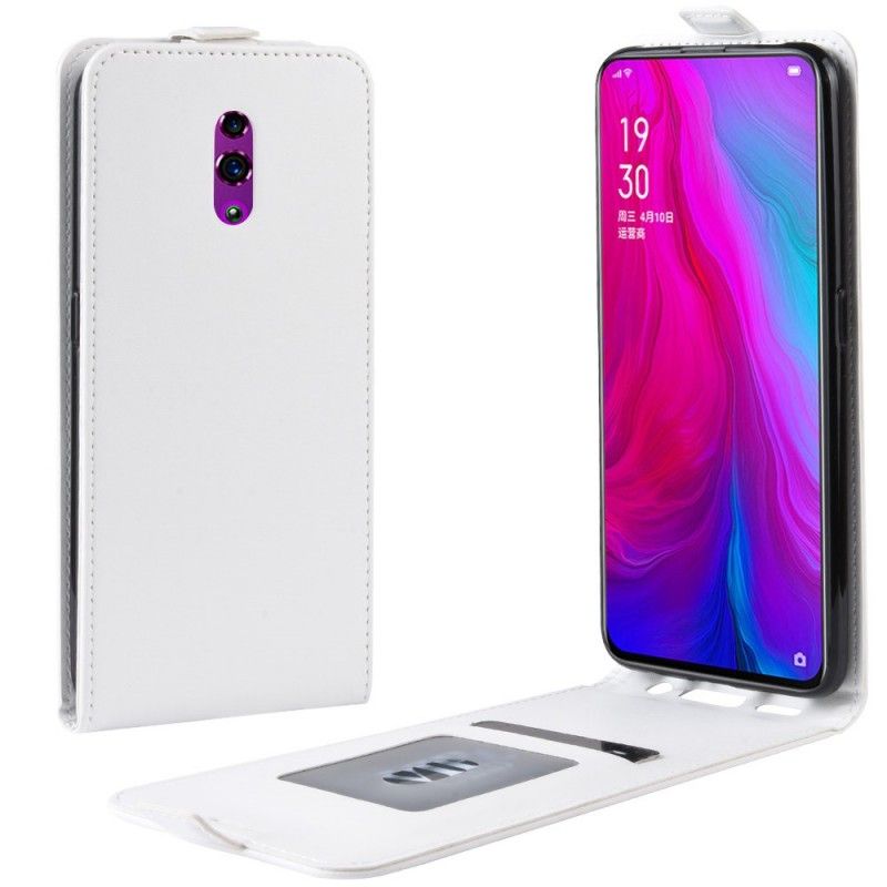 Flip Cover Oppo Reno Sort Sammenfoldelig