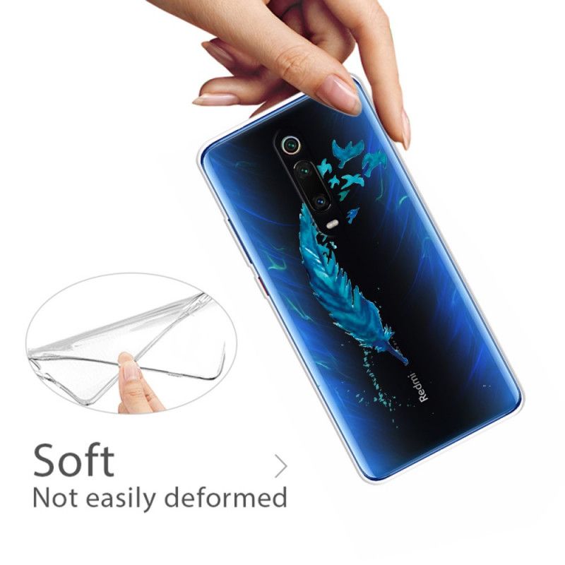 Cover for Xiaomi Mi 9T / Mi 9T Pro Smuk Fjer