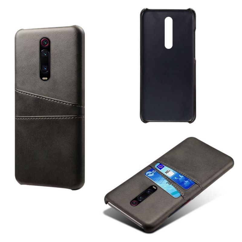 Cover for Xiaomi Mi 9T / Mi 9T Pro Sort Kortholder