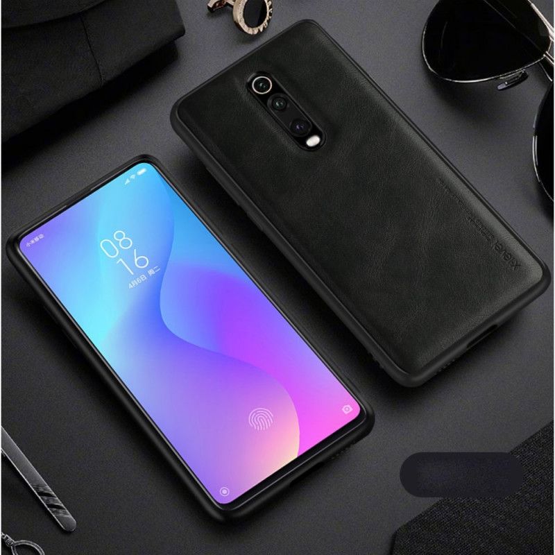 Cover for Xiaomi Mi 9T / Mi 9T Pro Sort Vintage Lædereffekt