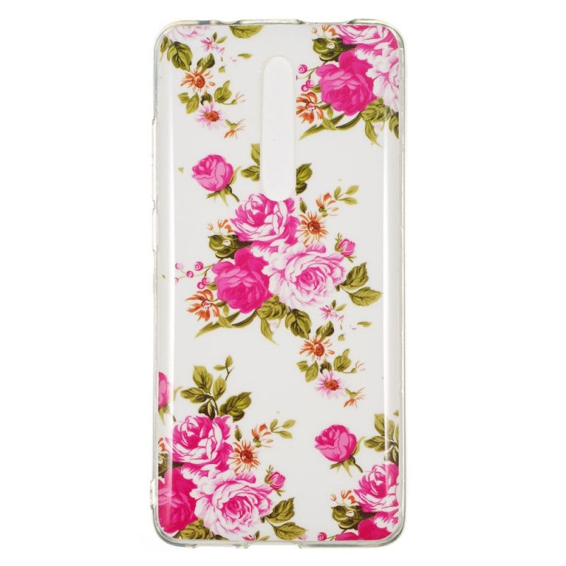 Cover Xiaomi Mi 9T / Mi 9T Pro Fluorescerende Frihedsblomster