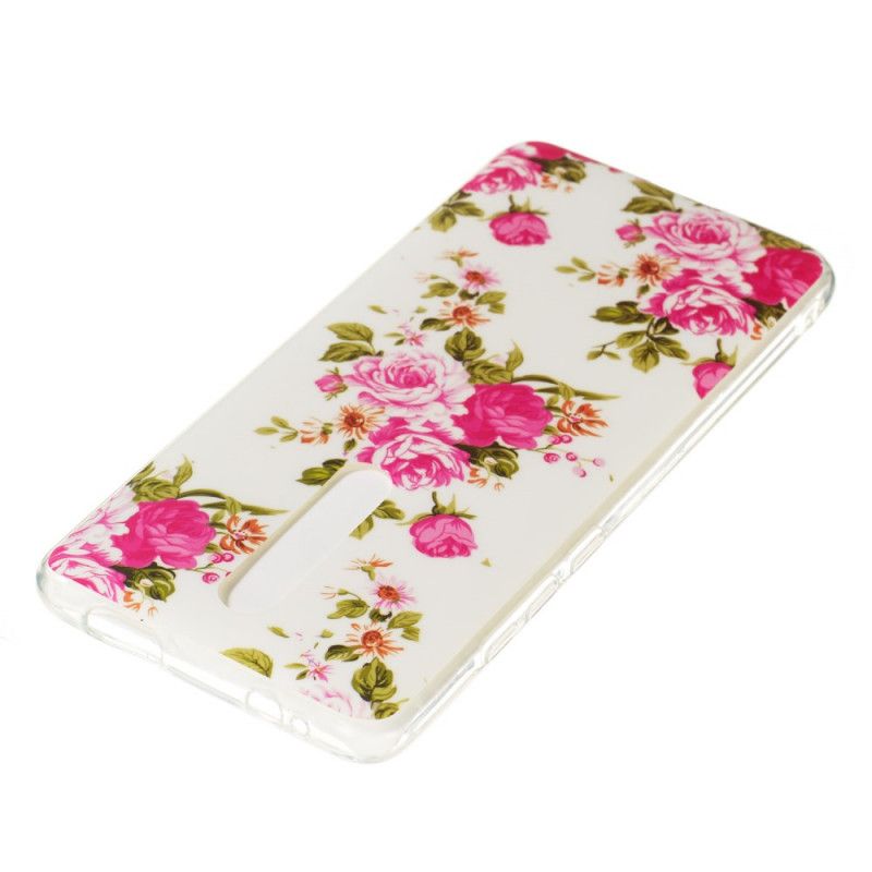 Cover Xiaomi Mi 9T / Mi 9T Pro Fluorescerende Frihedsblomster