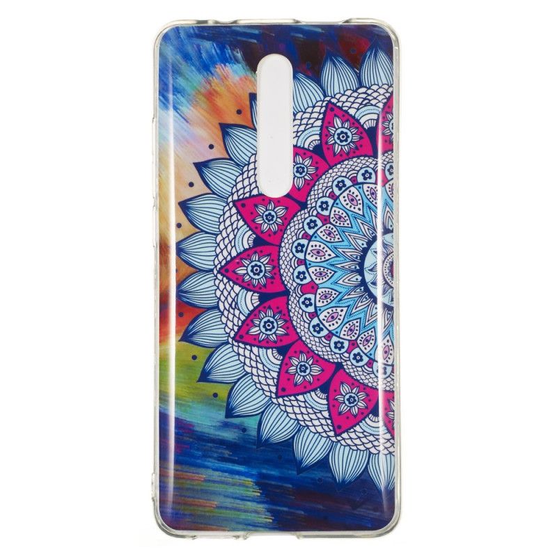 Cover Xiaomi Mi 9T / Mi 9T Pro Fluorescerende Mandala