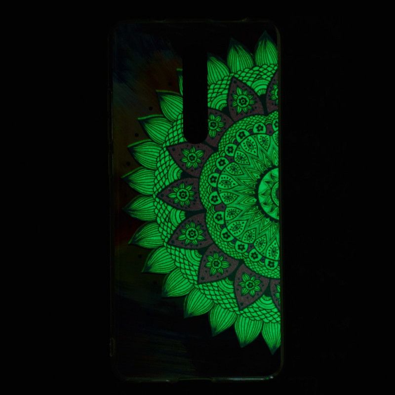 Cover Xiaomi Mi 9T / Mi 9T Pro Fluorescerende Mandala