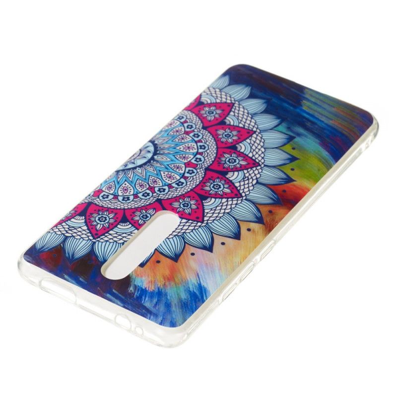 Cover Xiaomi Mi 9T / Mi 9T Pro Fluorescerende Mandala