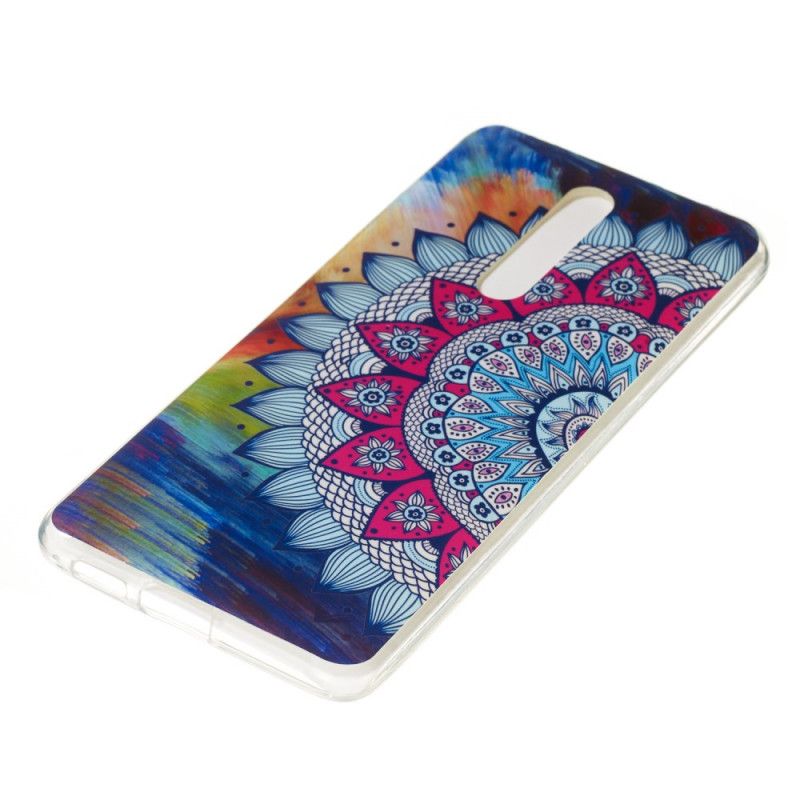 Cover Xiaomi Mi 9T / Mi 9T Pro Fluorescerende Mandala