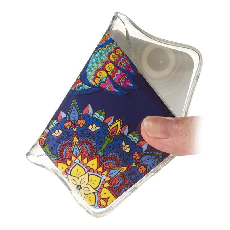 Cover Xiaomi Mi 9T / Mi 9T Pro Fluorescerende Mandala Ugle Beskyttelse