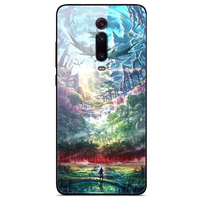 Cover Xiaomi Mi 9T / Mi 9T Pro Himmelsk Natur Hærdet Glas