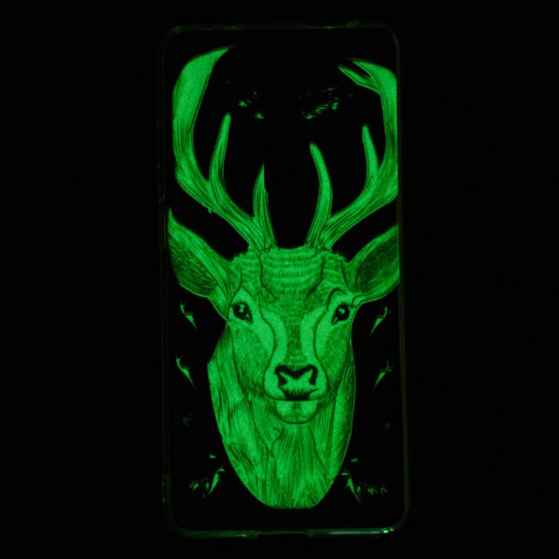 Cover Xiaomi Mi 9T / Mi 9T Pro Mobilcover Fluorescerende Majestætisk Hjorte