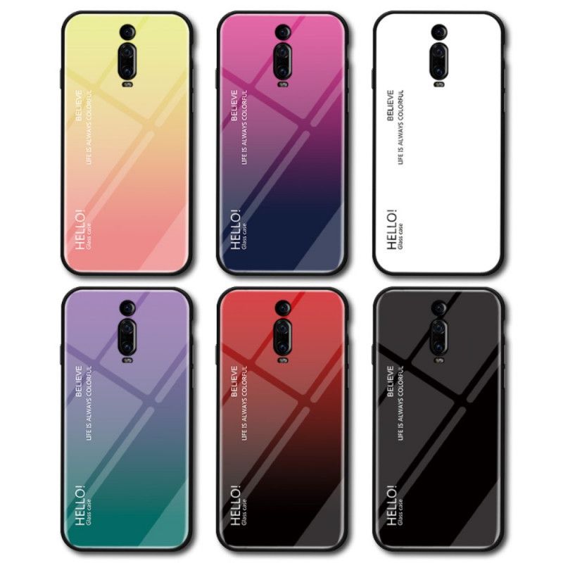 Cover Xiaomi Mi 9T / Mi 9T Pro Sort Hej Hærdet Glas Original