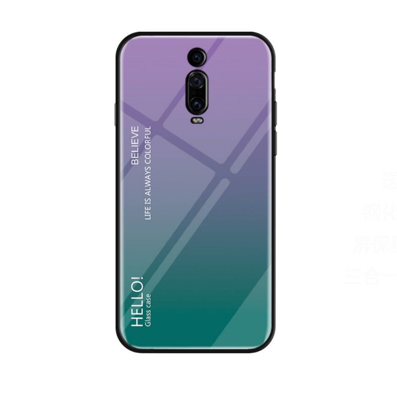 Cover Xiaomi Mi 9T / Mi 9T Pro Sort Hej Hærdet Glas Original