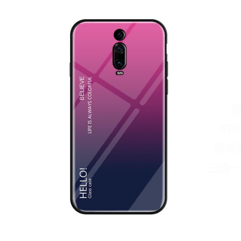 Cover Xiaomi Mi 9T / Mi 9T Pro Sort Hej Hærdet Glas Original