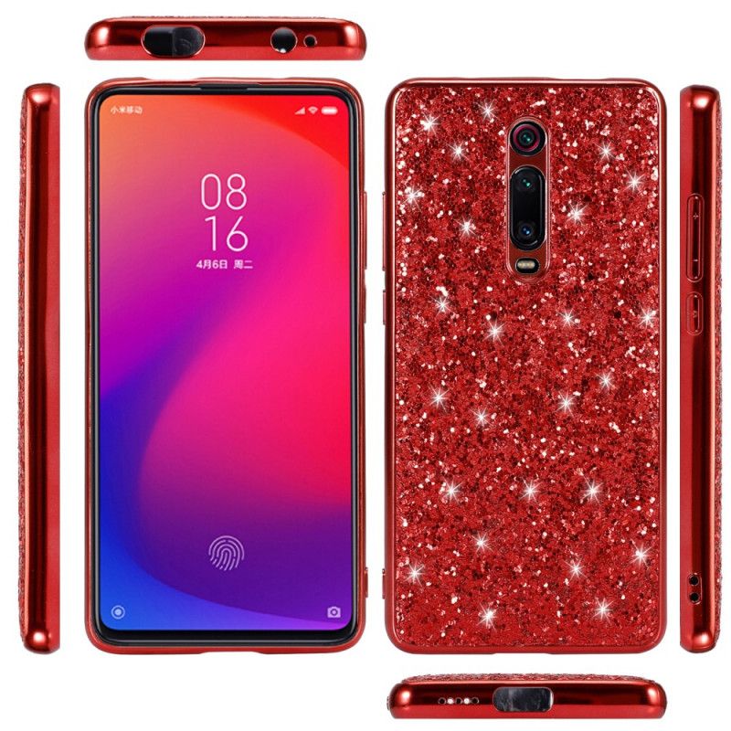 Cover Xiaomi Mi 9T / Mi 9T Pro Sort Jeg Er Glitter