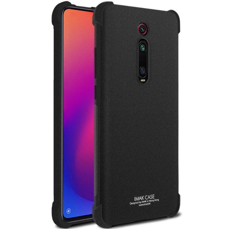 Cover Xiaomi Mi 9T / Mi 9T Pro Sort Med Imak Skærmfilm Beskyttelse