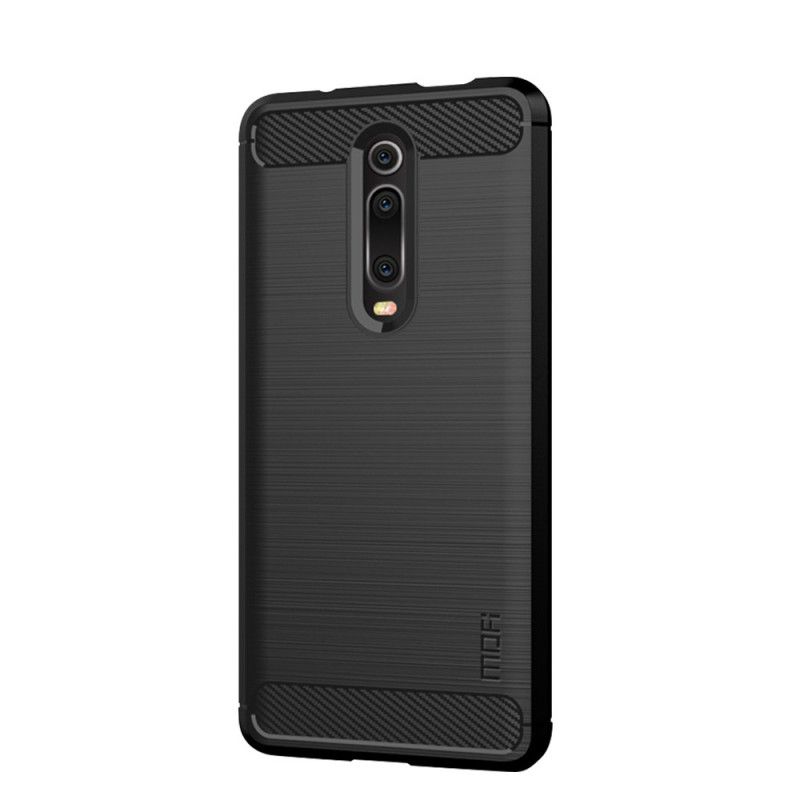 Cover Xiaomi Mi 9T / Mi 9T Pro Sort Mofi Børstet Kulfiber