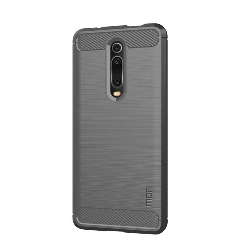 Cover Xiaomi Mi 9T / Mi 9T Pro Sort Mofi Børstet Kulfiber