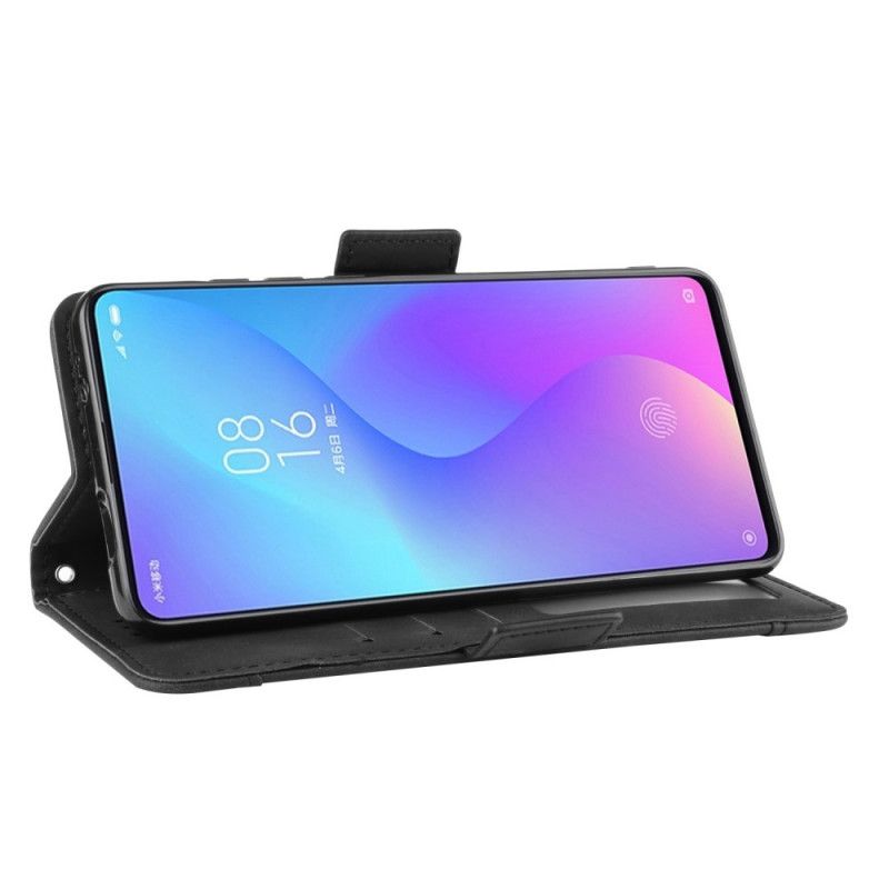 Flip Cover Læder for Xiaomi Mi 9T / Mi 9T Pro Sort Førsteklasses Multikort