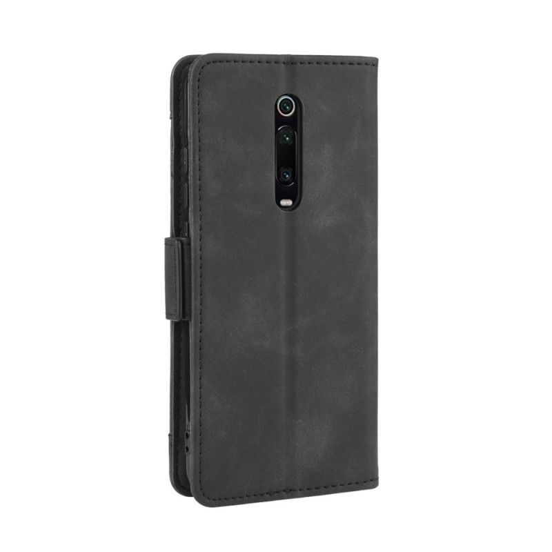 Flip Cover Læder for Xiaomi Mi 9T / Mi 9T Pro Sort Førsteklasses Multikort