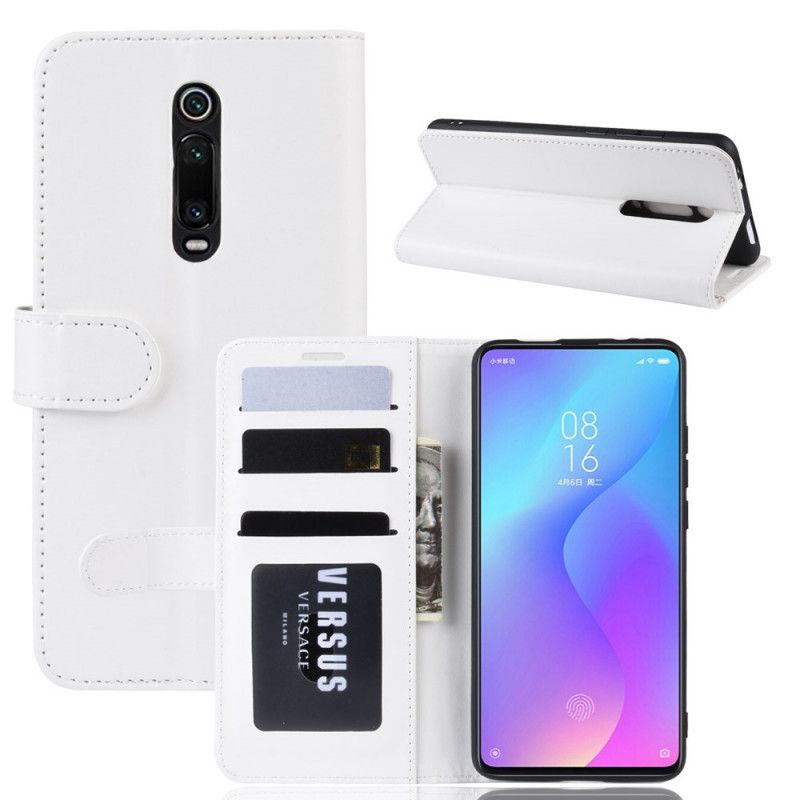 Flip Cover Læder for Xiaomi Mi 9T / Mi 9T Pro Sort Ultra Kunstlæder