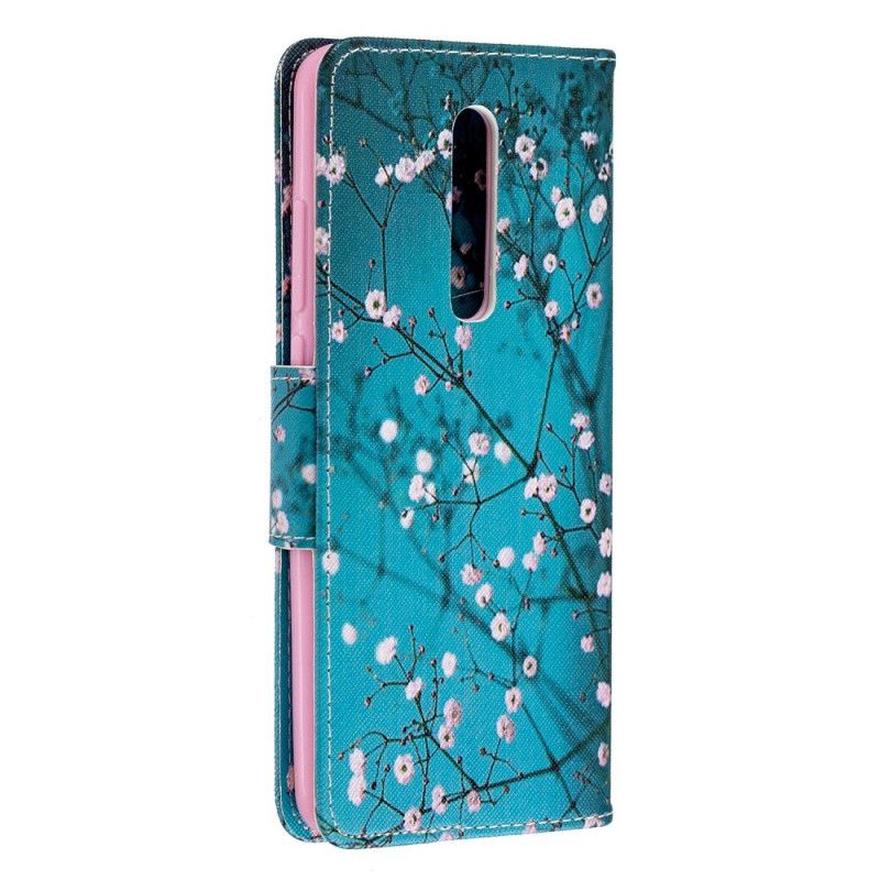 Flip Cover Læder Xiaomi Mi 9T / Mi 9T Pro Blomstrende Træ