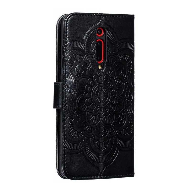 Flip Cover Læder Xiaomi Mi 9T / Mi 9T Pro Sort Hele Mandala Original