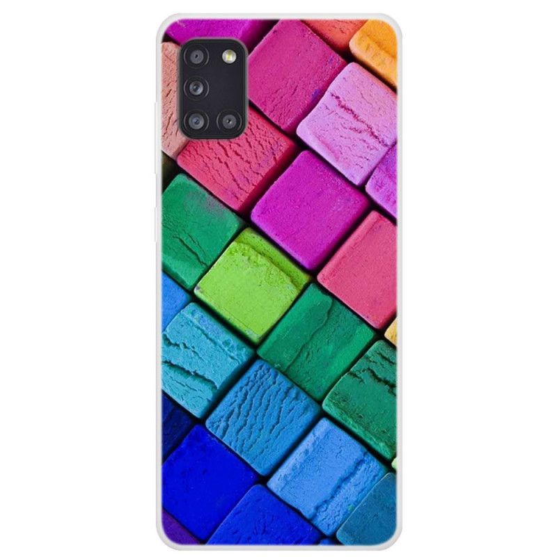 Cover for Samsung Galaxy A31 Farvede Terninger