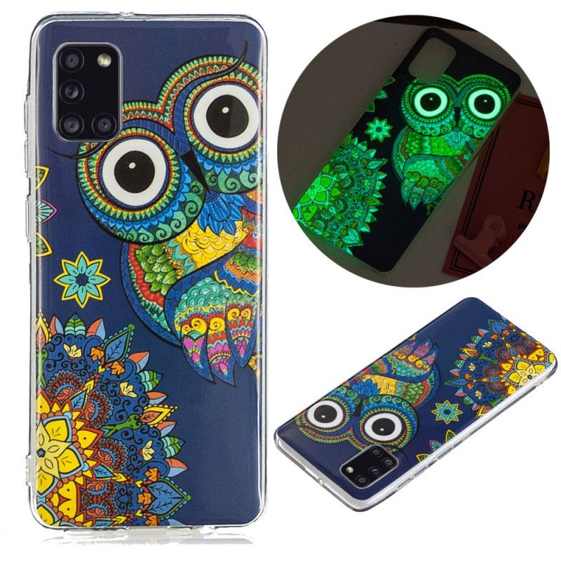 Cover for Samsung Galaxy A31 Fluorescerende Mandalaugle