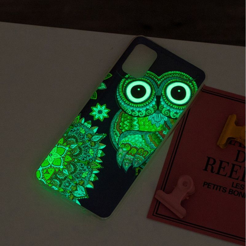 Cover for Samsung Galaxy A31 Fluorescerende Mandalaugle