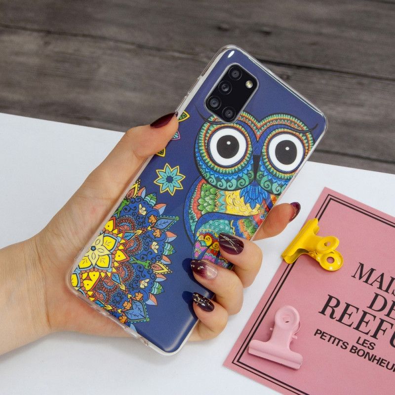 Cover for Samsung Galaxy A31 Fluorescerende Mandalaugle