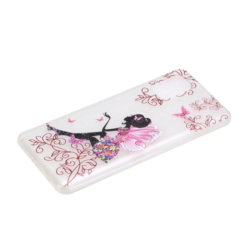 Cover for Samsung Galaxy A31 Gennemsigtig Blomsterfe