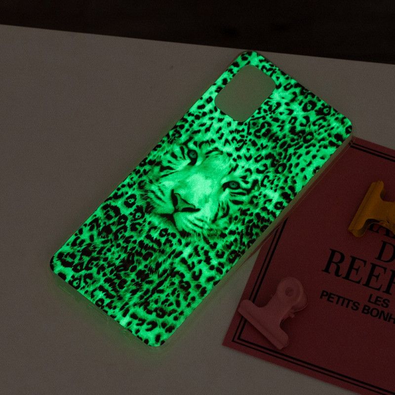 Cover Samsung Galaxy A31 Fluorescerende Leopard