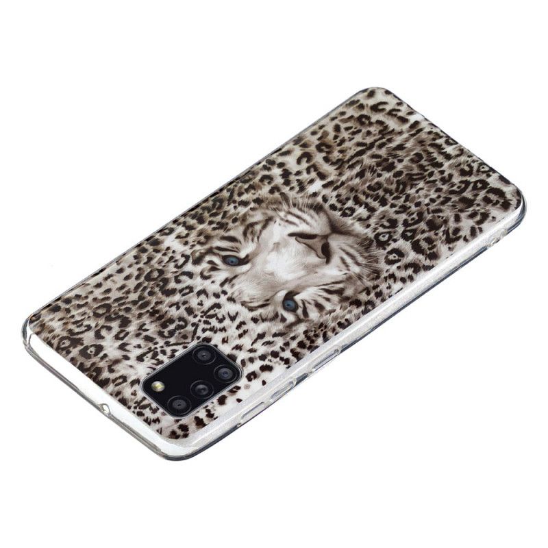 Cover Samsung Galaxy A31 Fluorescerende Leopard