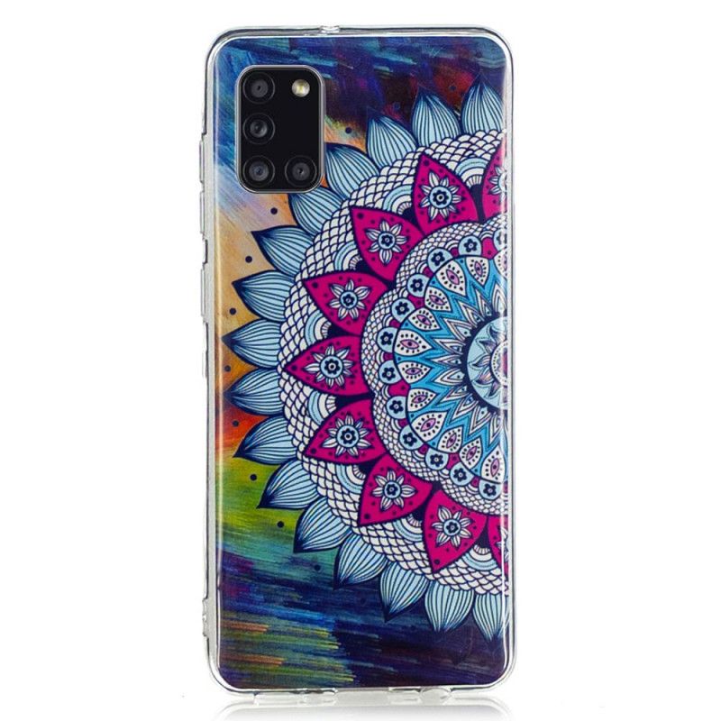 Cover Samsung Galaxy A31 Fluorescerende Mandala Original