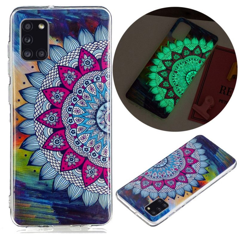 Cover Samsung Galaxy A31 Fluorescerende Mandala Original