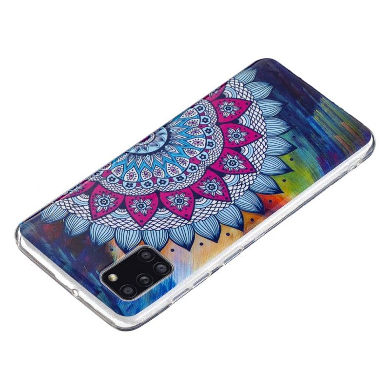 Cover Samsung Galaxy A31 Fluorescerende Mandala Original